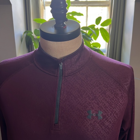 Under Armour long  sleeve half zip performance shirt - Picture 4 of 8